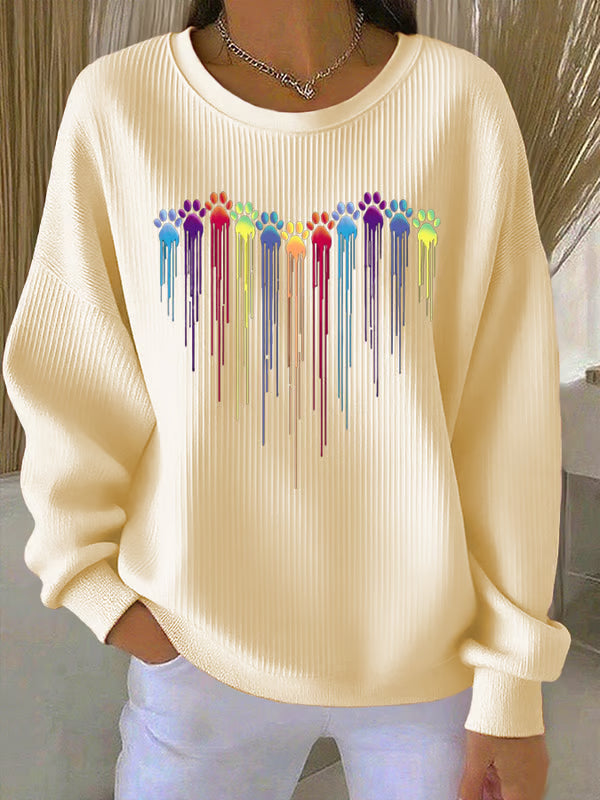 Rainbow Paws Sweatshirt