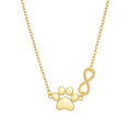 Tiny Infinity Paw Necklace VIP
