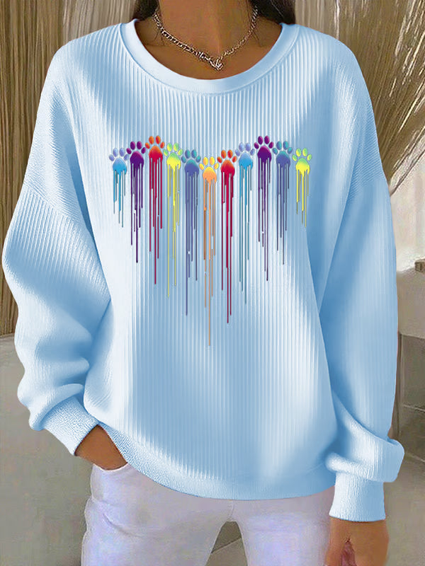 Rainbow Paws Sweatshirt