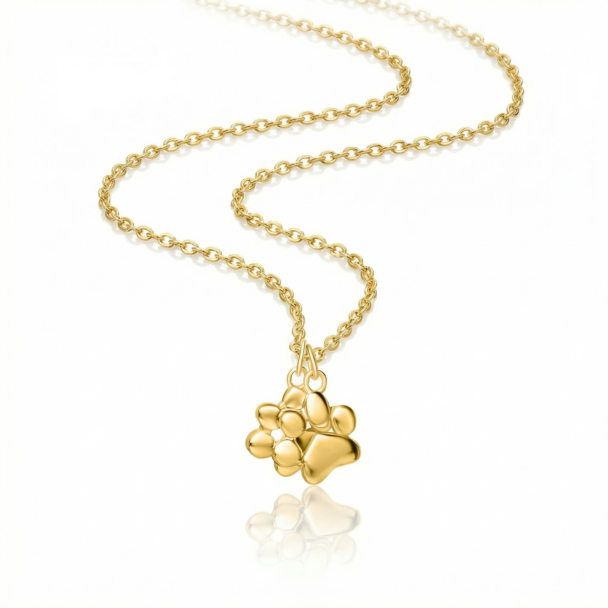 Double Paw Necklace