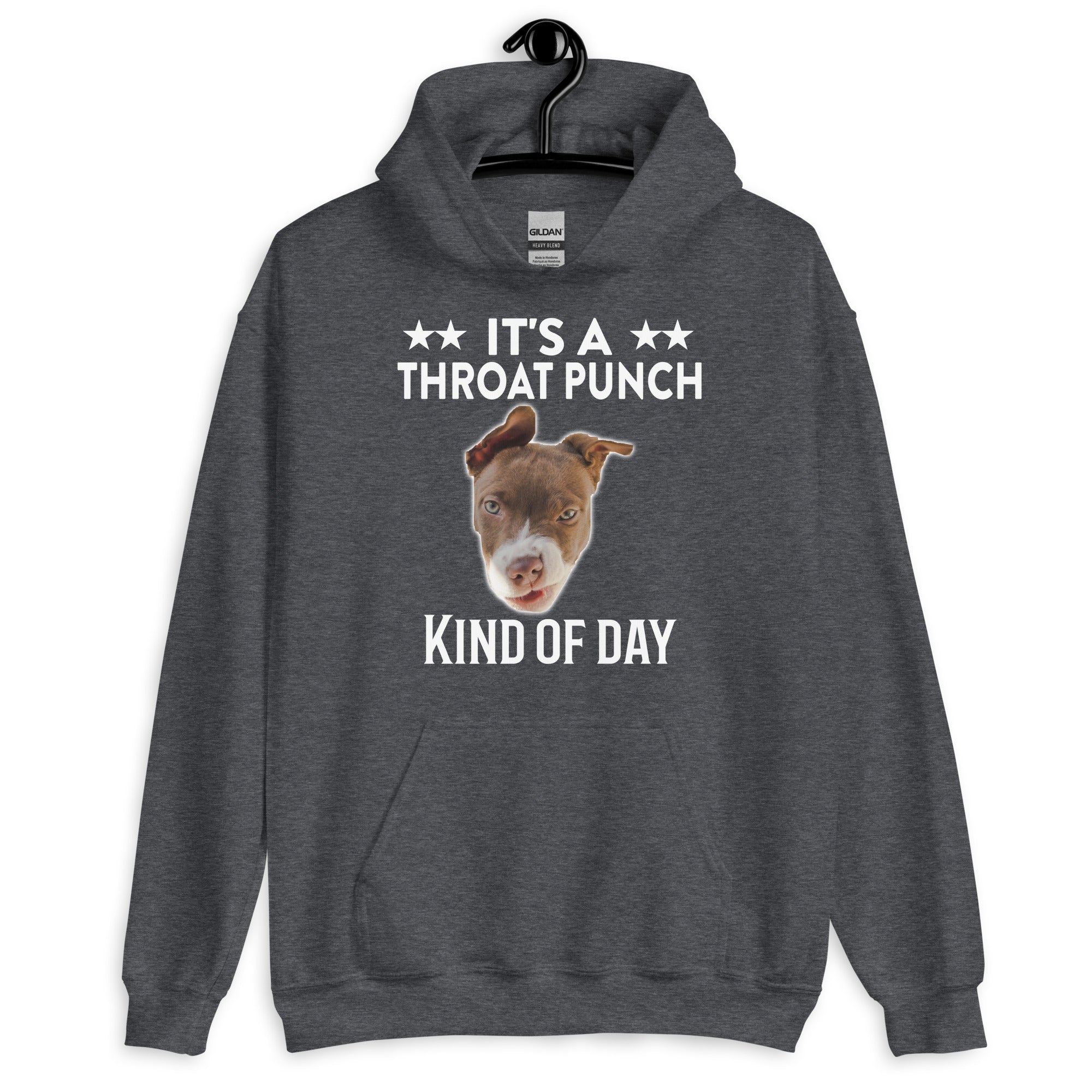 It's A Throat Punch Kind Of Day Hoodie for Dog Lovers