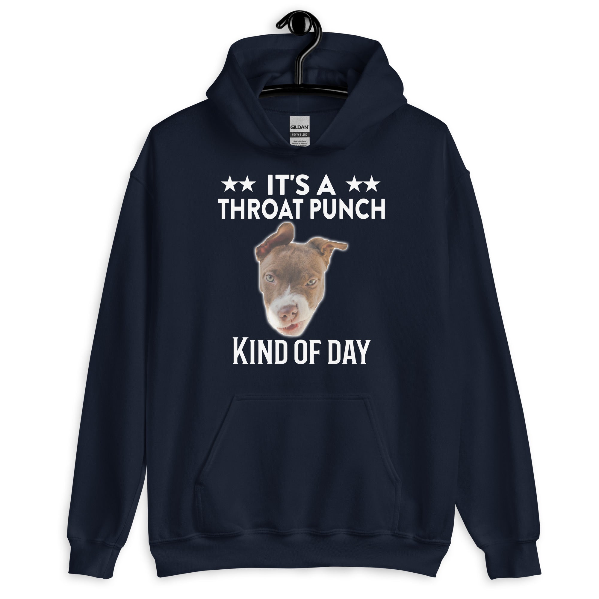 It's A Throat Punch Kind Of Day Hoodie for Dog Lovers